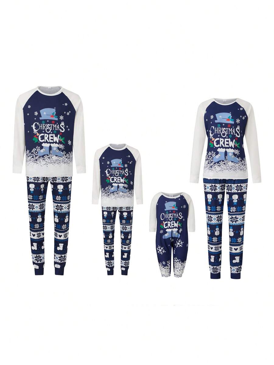 "Christmas Crew" Polar Express Family Matching Pajama Set