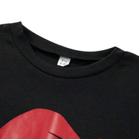 Nordic Reindeer Graphic Red & White Family Matching Pajama Set