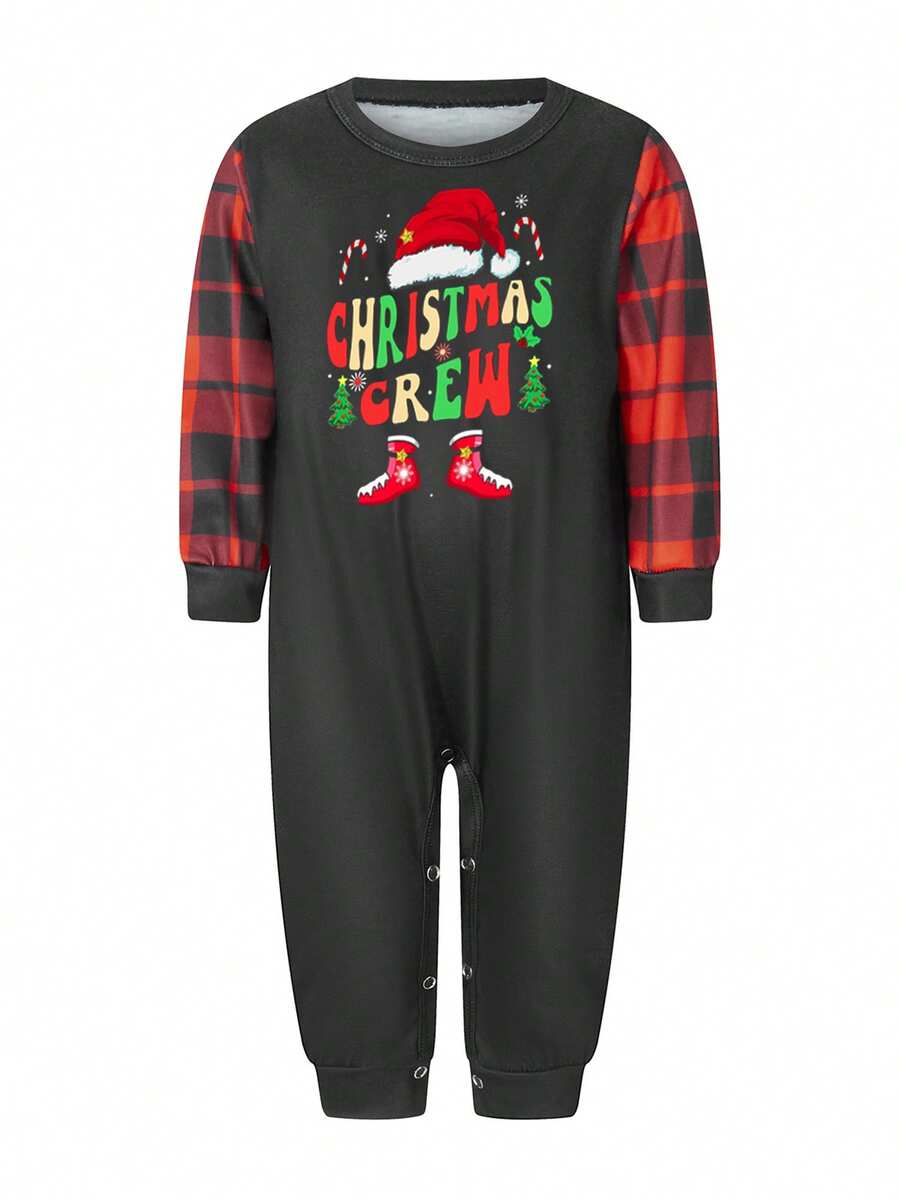 Nordic Reindeer Graphic Red & White Family Matching Pajama Set