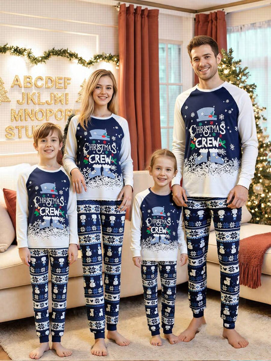 "Christmas Crew" Polar Express Family Matching Pajama Set