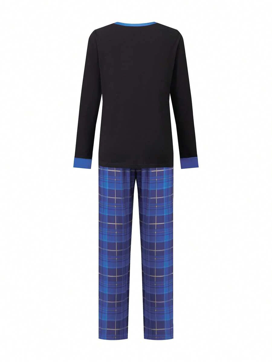 Nordic Reindeer Graphic Red & White Family Matching Pajama Set