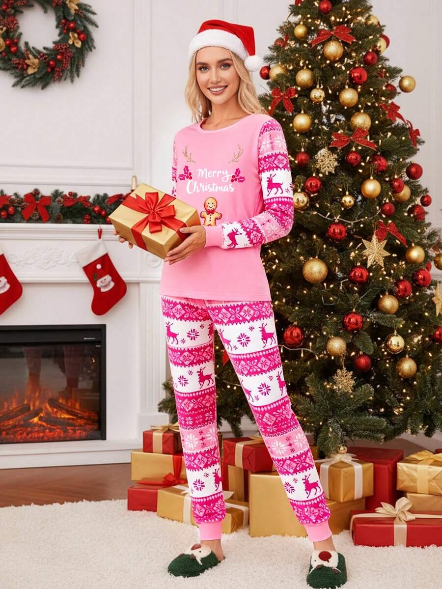 Gingerbread Man Family Matching Christmas Pajamas