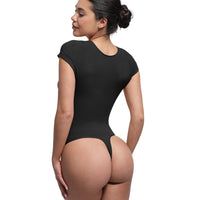 V-Neck Sculpting Tee Bodysuit