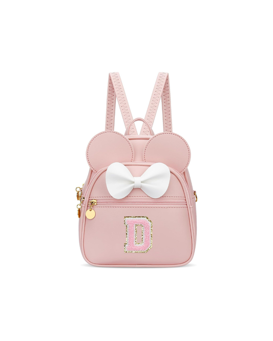Girls Initial Mini Backpack