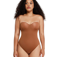 Strapless Supportive Shapewear Bodysuit