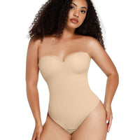Strapless Supportive Shapewear Bodysuit