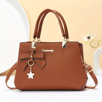 Elegant Bow Accent Handbag