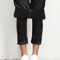 Fleece Lined Jeans - Warm Winter Denim with Medium Stretch