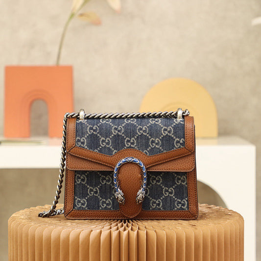GG Denim Dionysus bag
