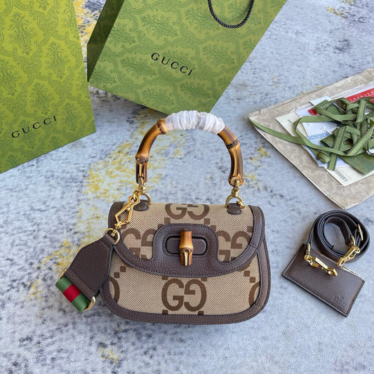 BAMBOO 1947 JUMBO  SMALL TOP HANDLE BAG