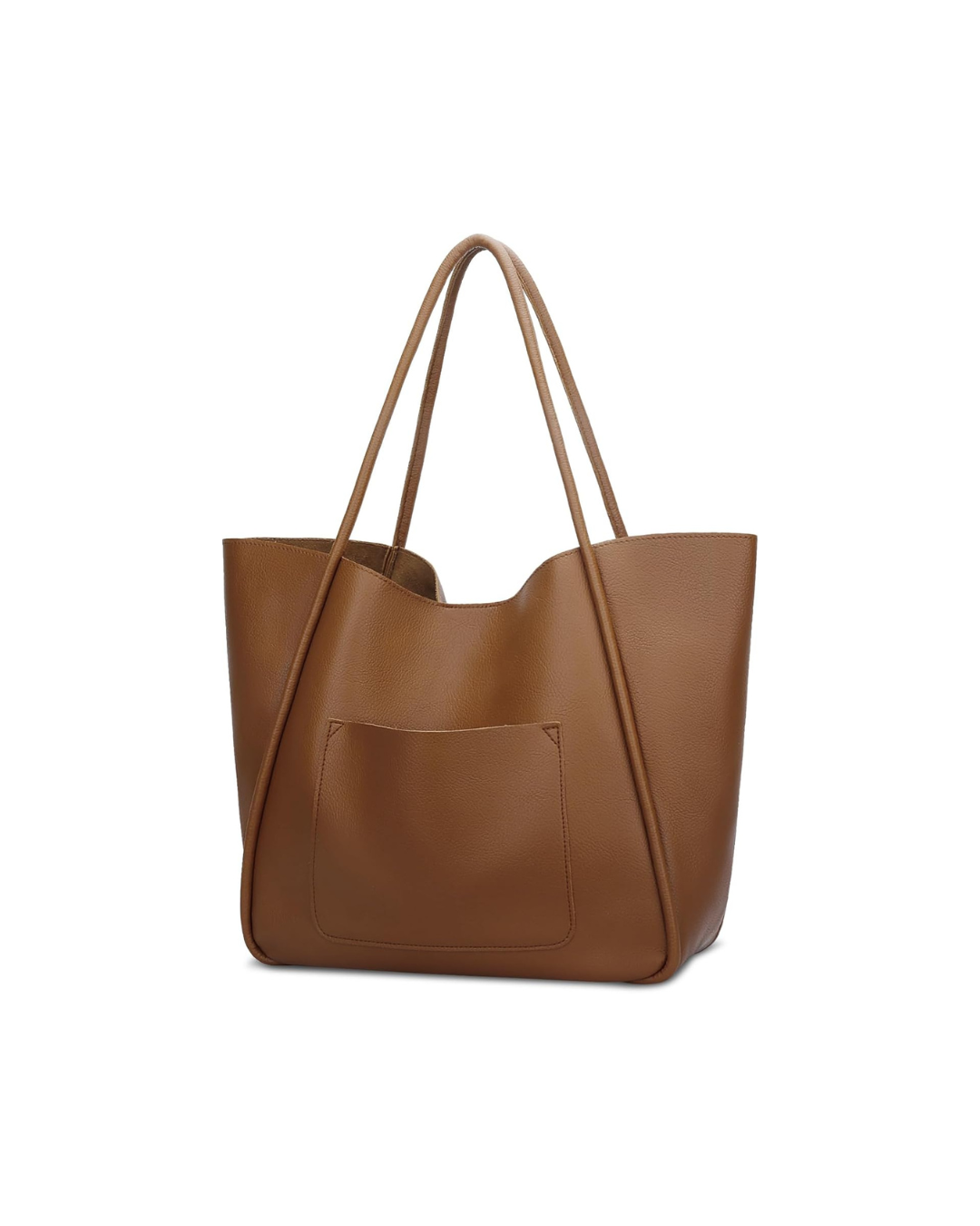 Large Vegan Leather Tote Bag