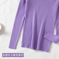 Slim Semi-Turtleneck Commuter Pullover
