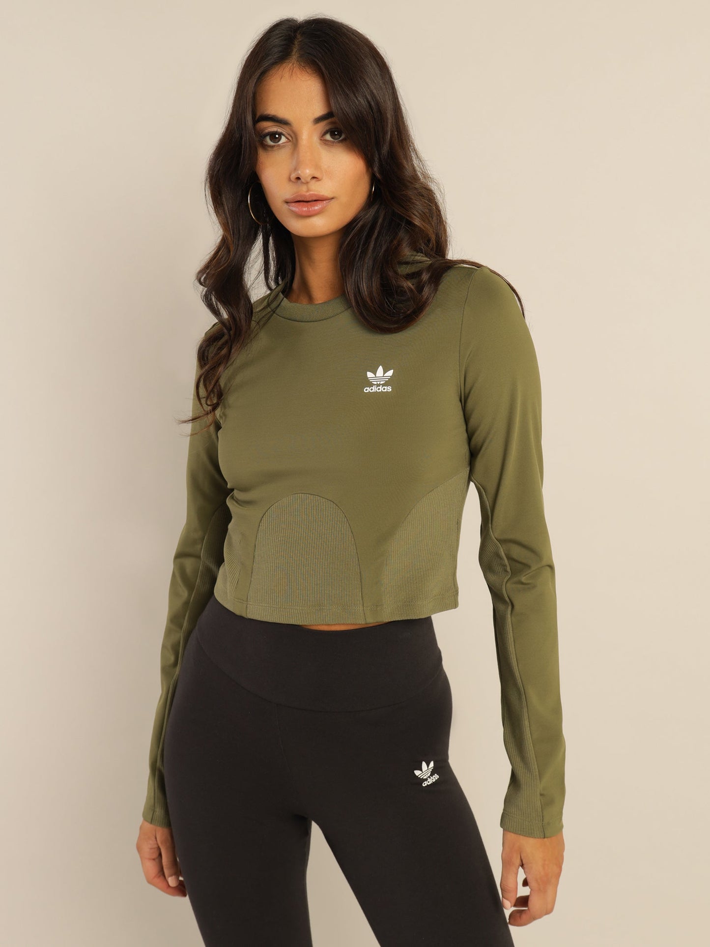 Adidas Rib Long Sleeve Top