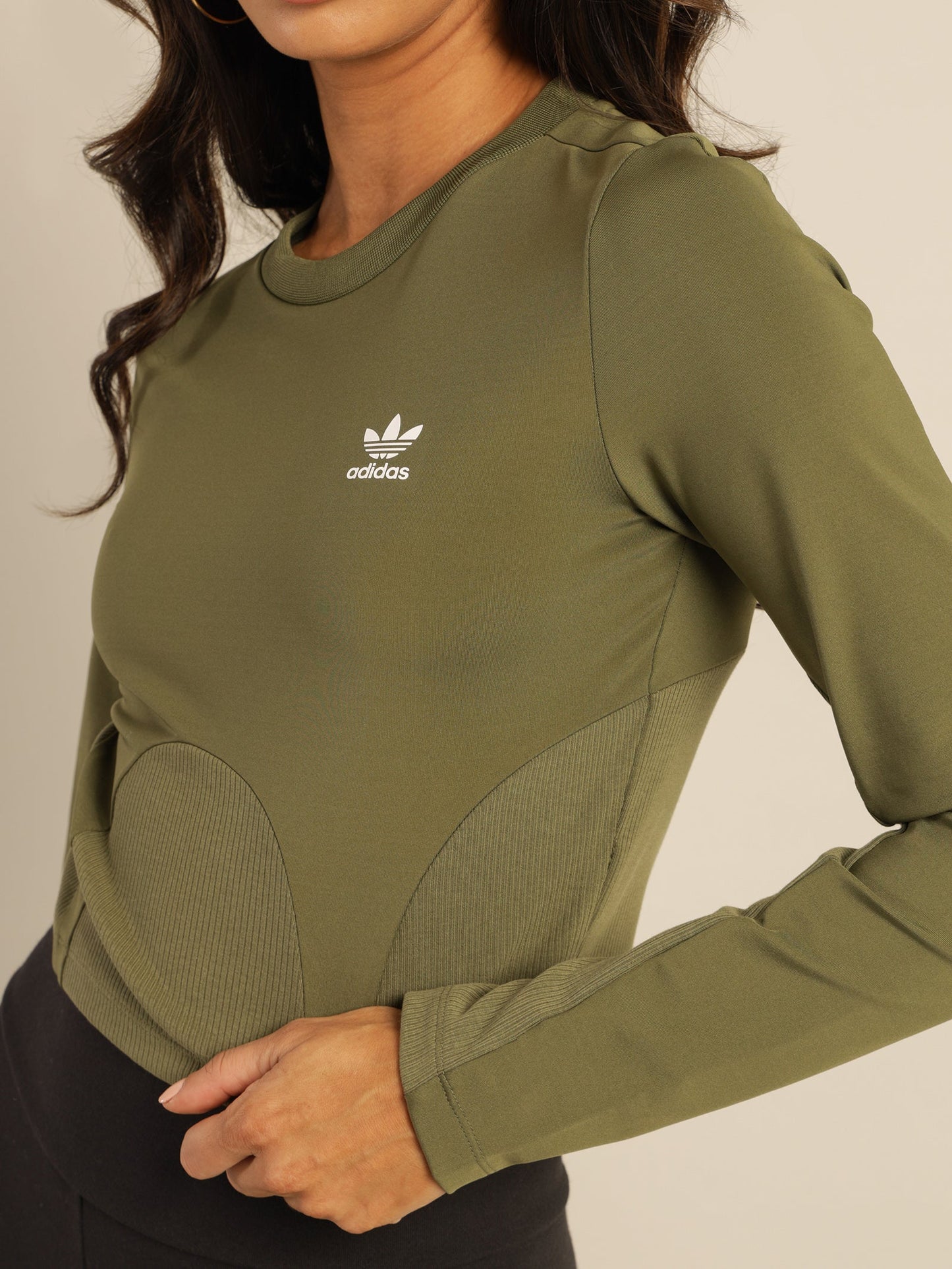 Adidas Rib Long Sleeve Top