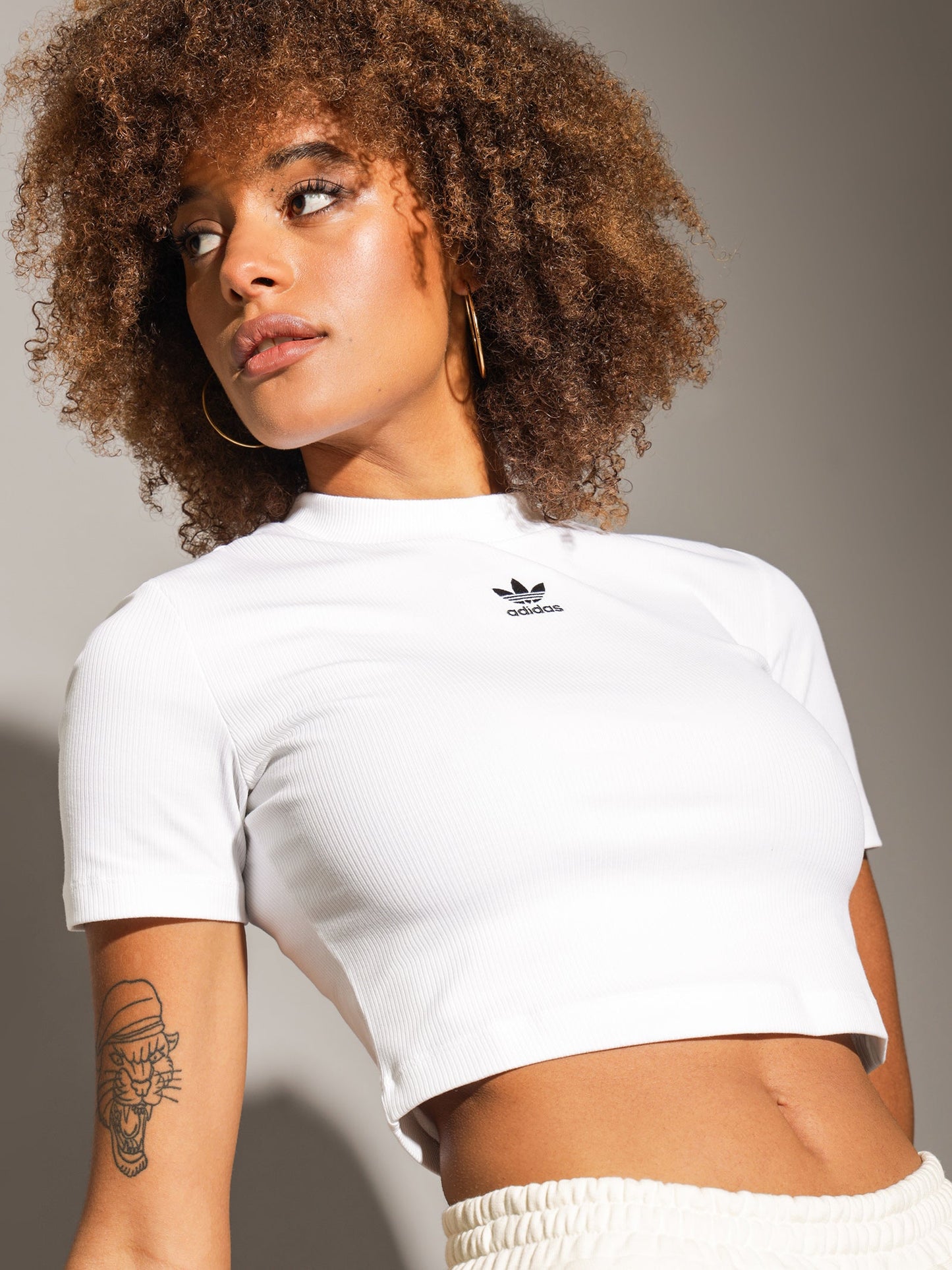 Adidas Cropped Rib Baby T-Shirt
