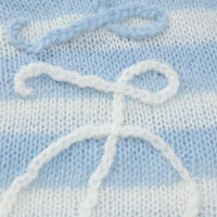 Loose Color Striped Contrast Pullover