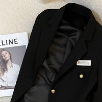 Black College Style Blazer