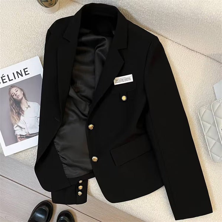Black College Style Blazer