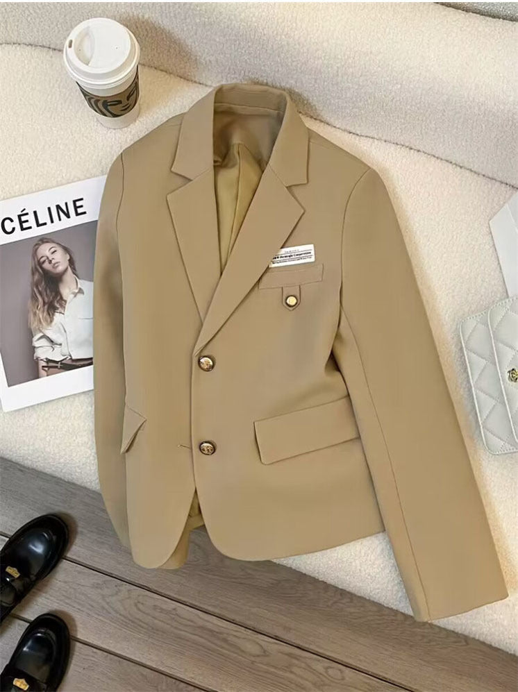 Black College Style Blazer