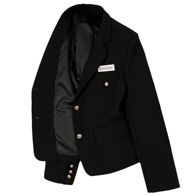 Black College Style Blazer