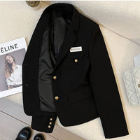 Black College Style Blazer
