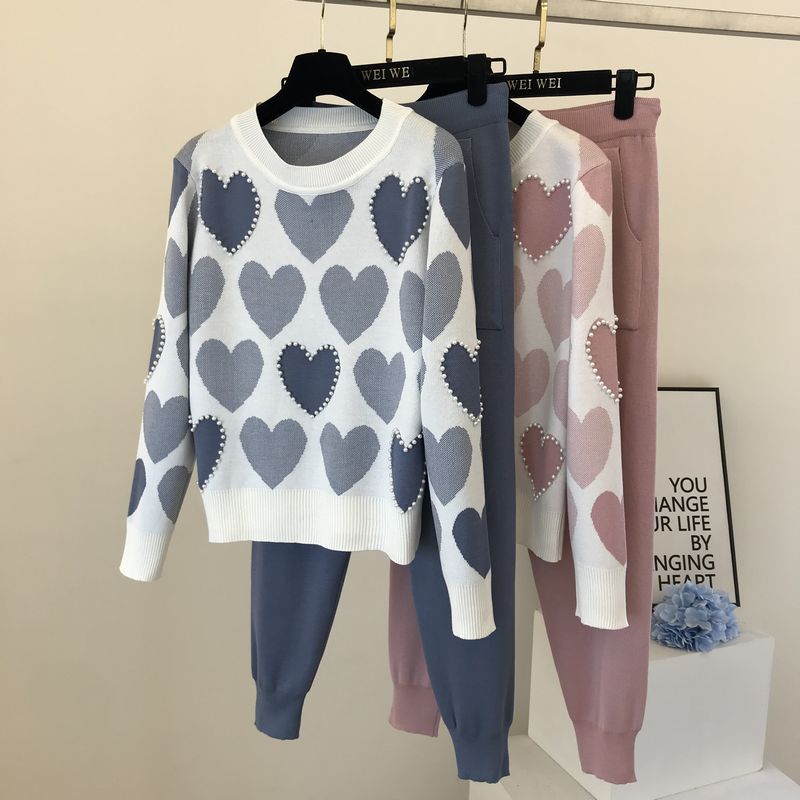 Knit Long Sleeve Co-ord Set