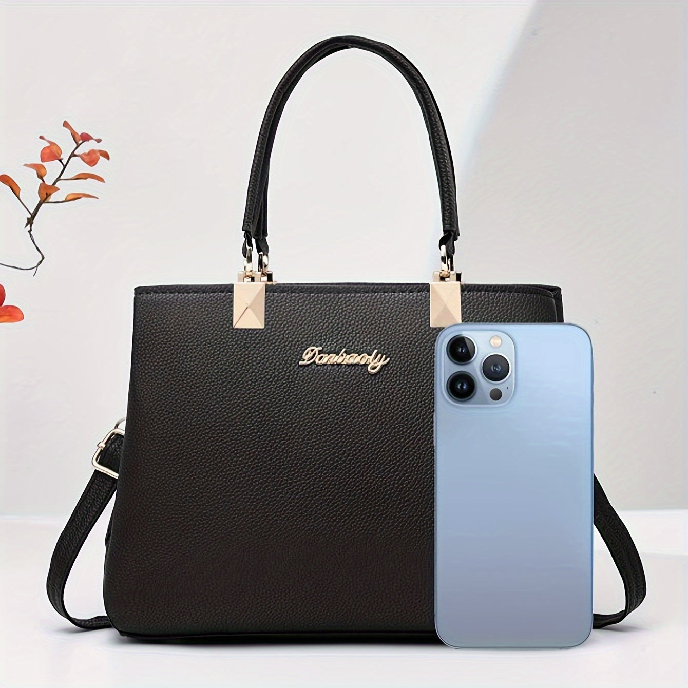 Elegant Bow Accent Handbag