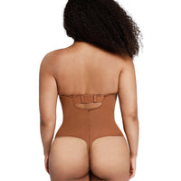 Strapless Supportive Shapewear Bodysuit