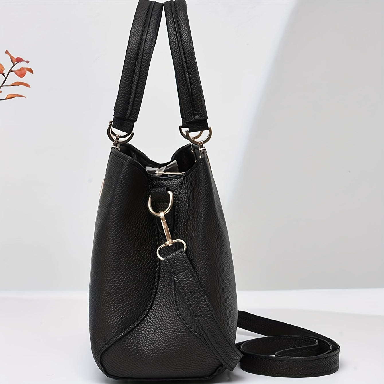 Elegant Bow Accent Handbag