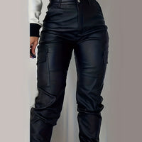 Women's High-Stretch Cargo Denim Pants