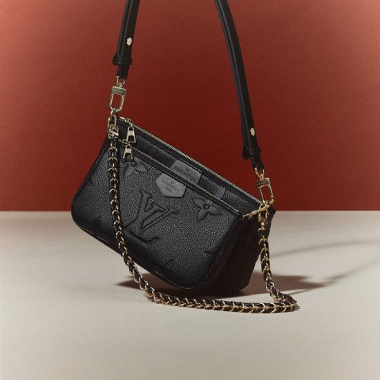 Multi Pochette Accessoires Cream M46568 Black M80399