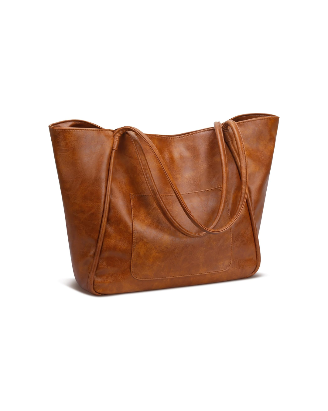Large Leather Travel Tote Bag