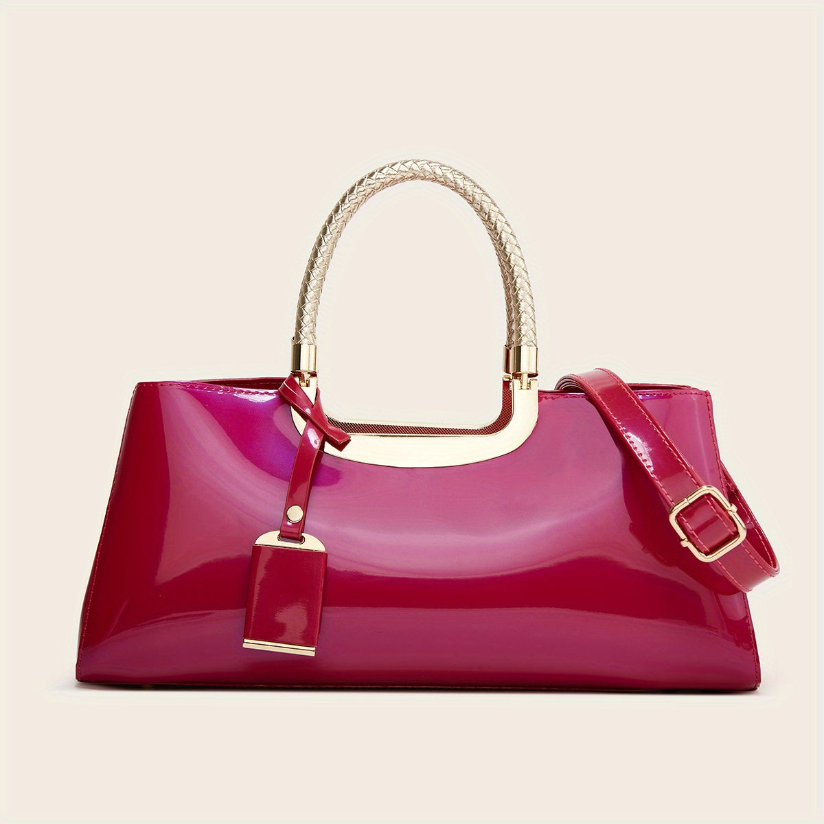 Fashion Patent Leather Handbag