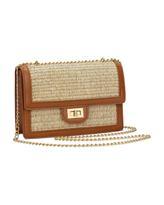 Women’s Straw Crossbody Bag