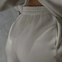 Women's Autumn/Winter New Solid Color Hoodie Set