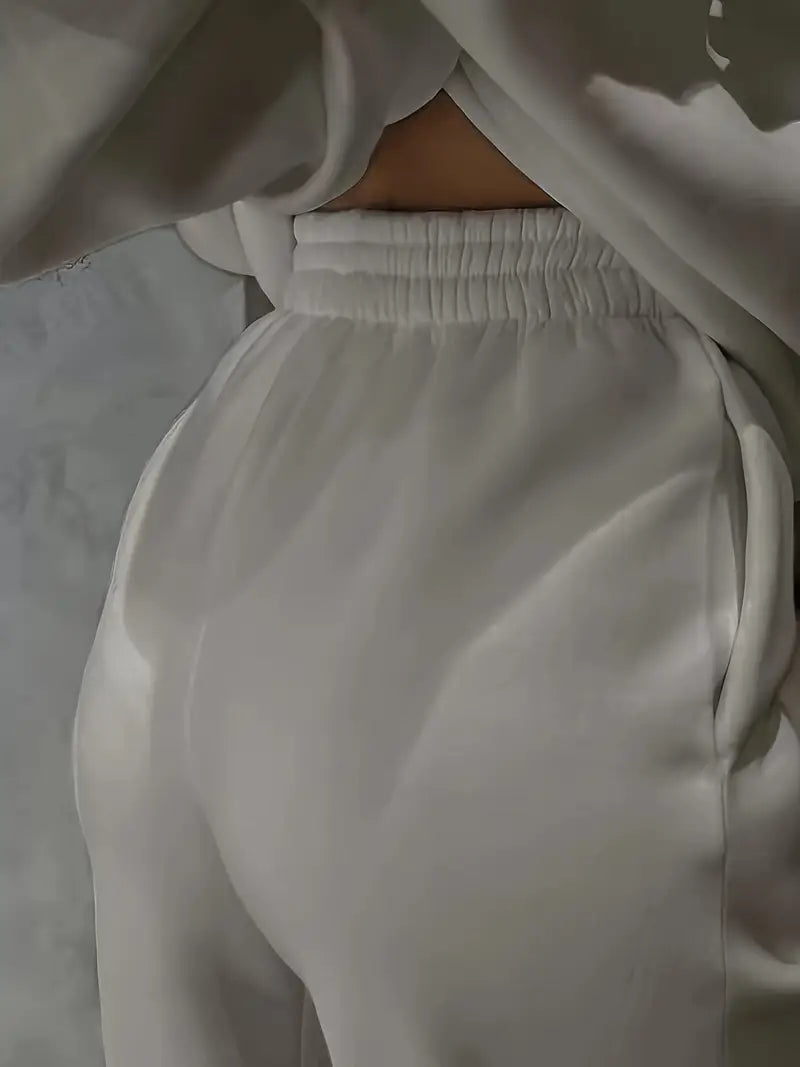 Women's Autumn/Winter New Solid Color Hoodie Set