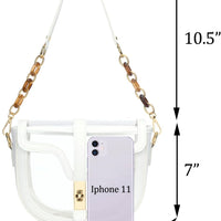 Clear Stadium Crossbody Bag