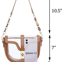 Clear Stadium Crossbody Bag