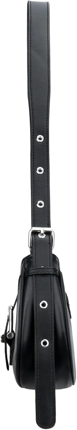 Retro Crescent Hobo Shoulder Bag