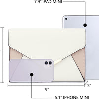 Faux Leather Envelope Clutch