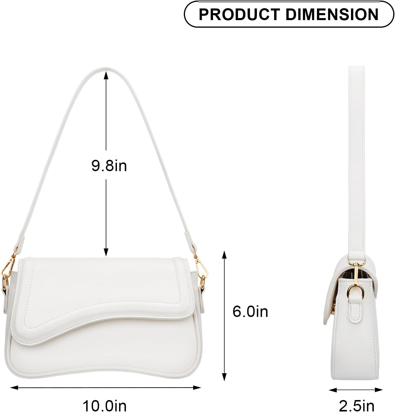 Small Retro Hobo Shoulder Purse