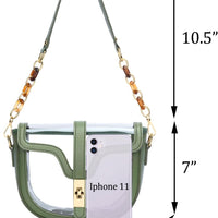 Clear Stadium Crossbody Bag
