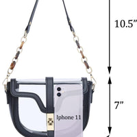 Clear Stadium Crossbody Bag