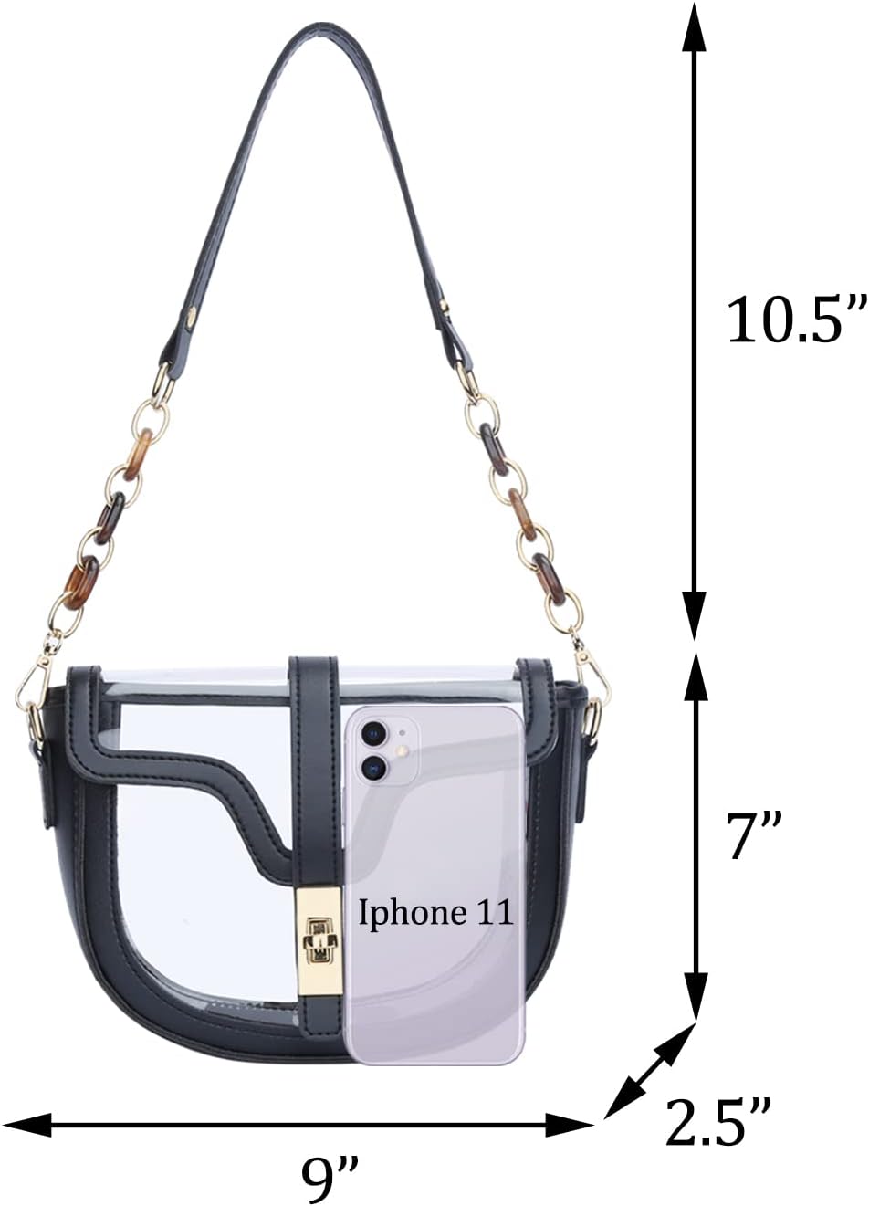 Clear Stadium Crossbody Bag