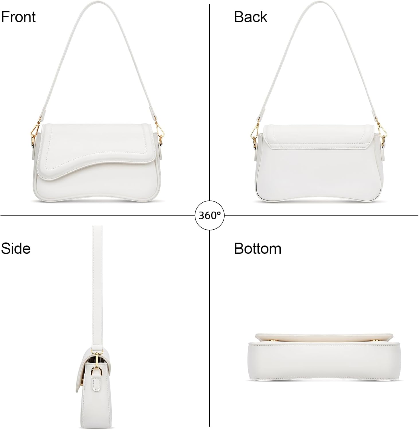 Small Retro Hobo Shoulder Purse