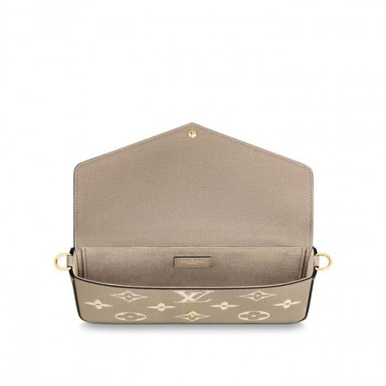 Félicie Pochette Gray M69977 Black M80482