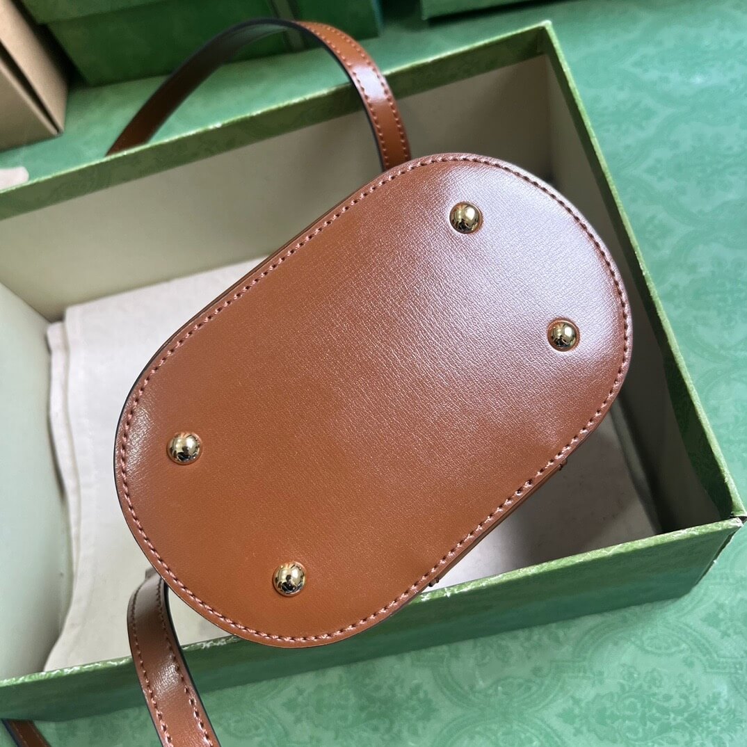 Mini bamboo shoulder bag
