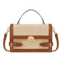 Straw Beach Shoulder & Clutch Bag