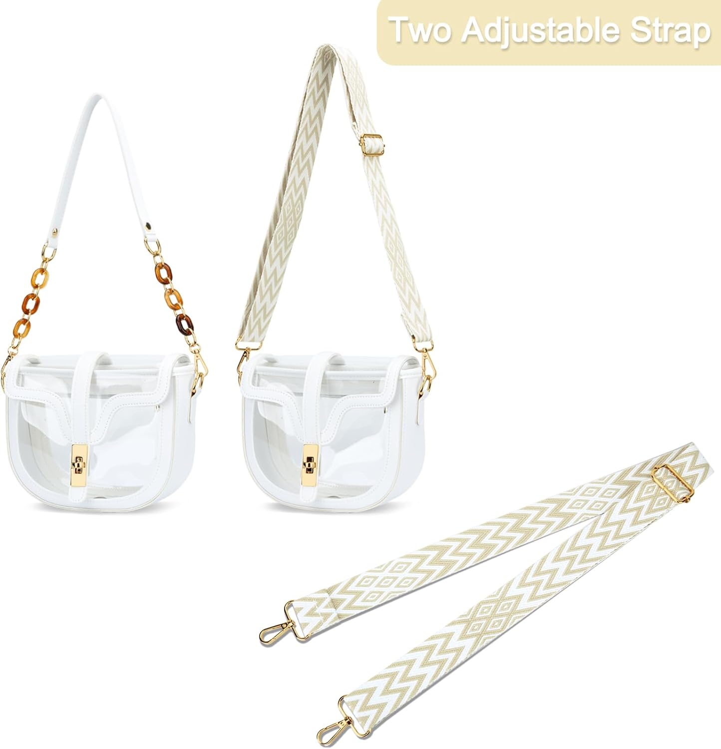 Clear Stadium Crossbody Bag