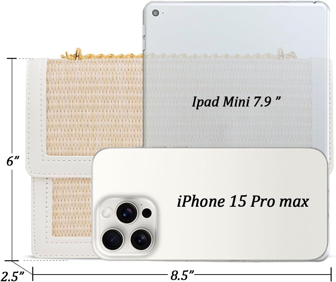 Women’s Straw Crossbody Bag